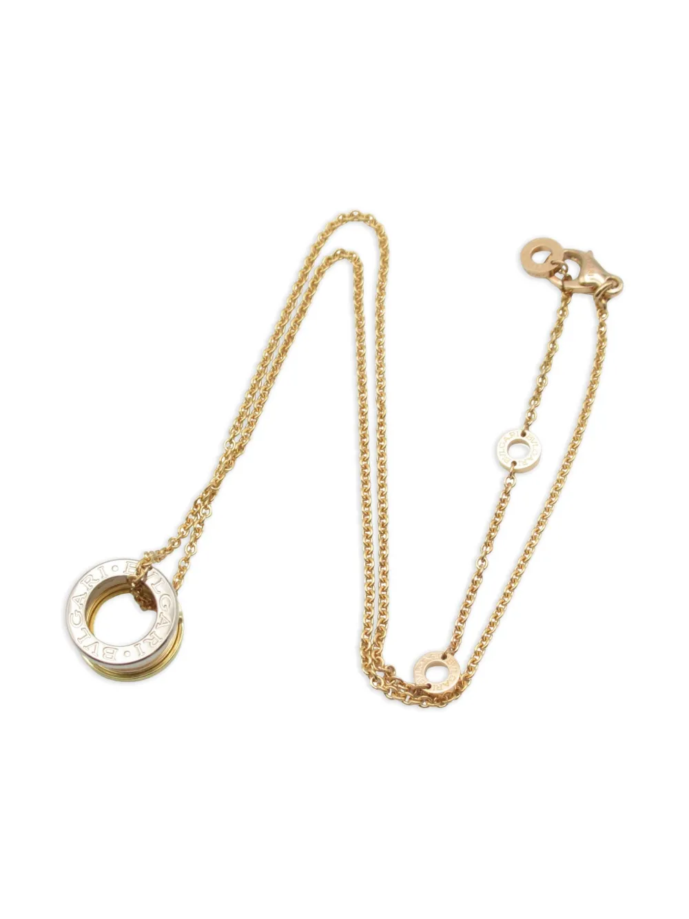 Bvlgari Pre-Owned 2010s 18K yellow gold B-zero1 Perfect Mistake necklace | Gold | Image 1