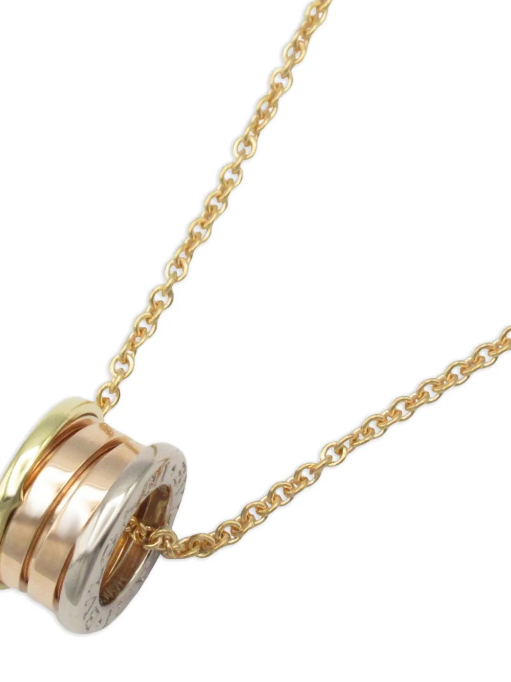 Bvlgari Pre-Owned 2010s 18K yellow gold B-zero1 Perfect Mistake necklace | Women | Image 2