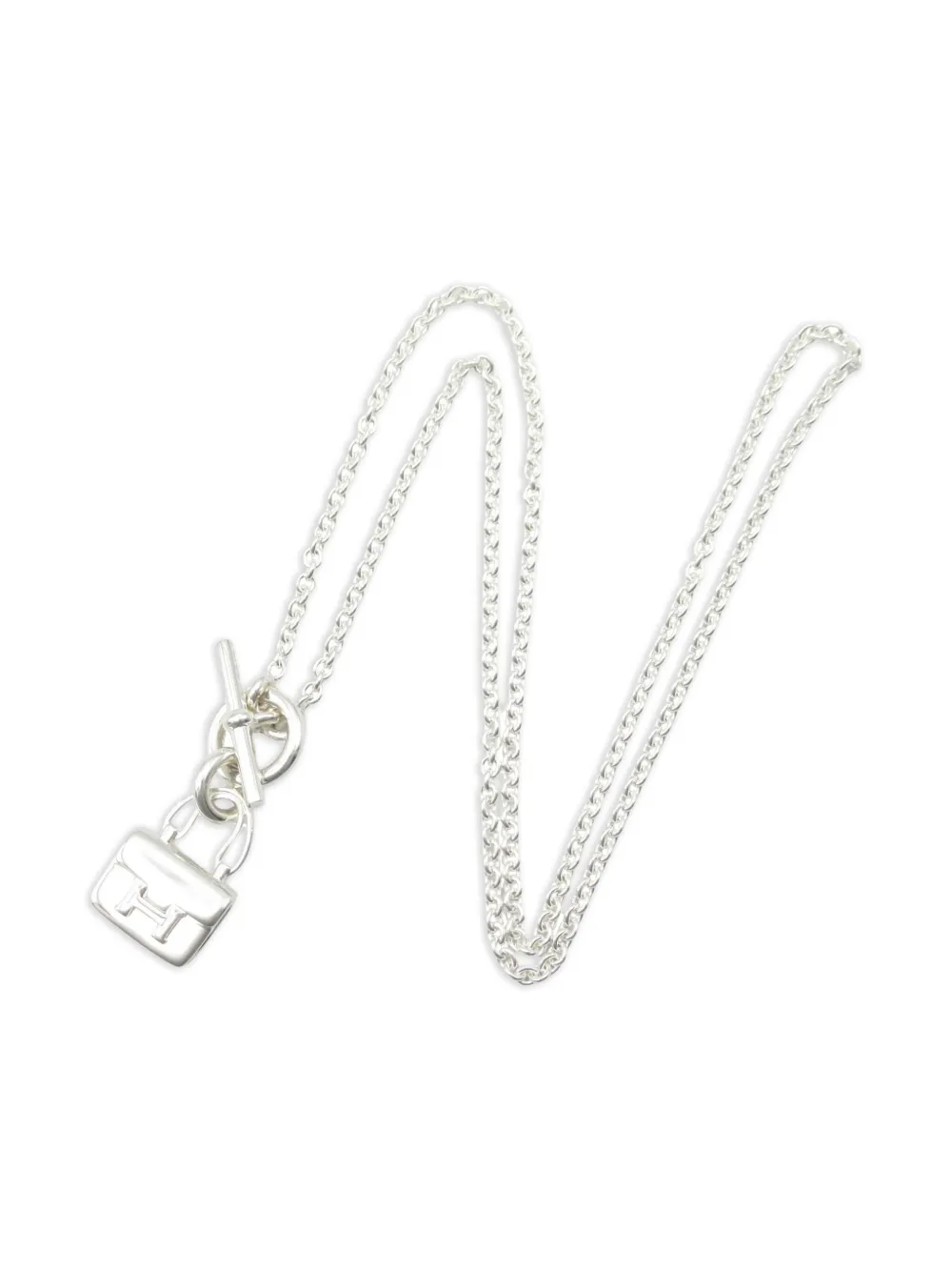 Hermès Pre-Owned 2020s Constance necklace | Grey | Image 1