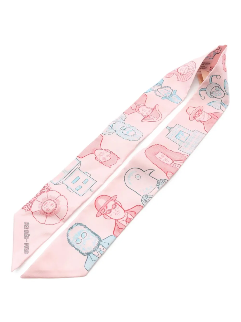 Hermès Pre-Owned 2020s Dress Code silk twilly | Image 2