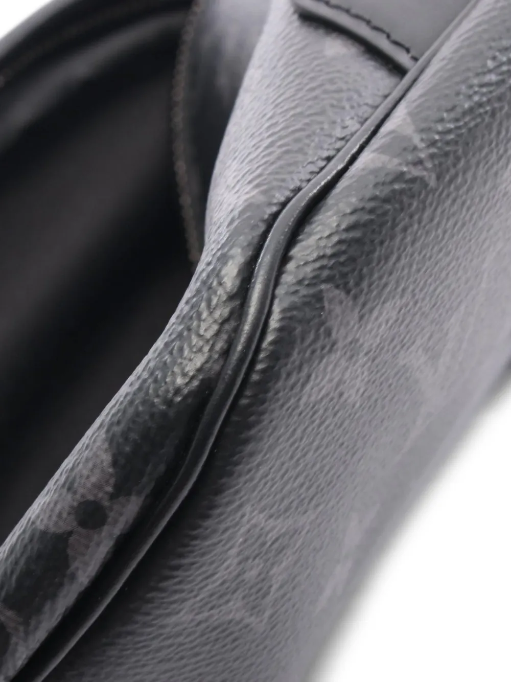Pre-owned Louis Vuitton 2021 Monogram Eclipse Body Bag In Black