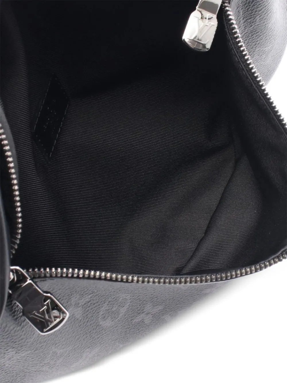 Pre-owned Louis Vuitton 2021 Monogram Eclipse Body Bag In Black