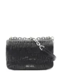 Prada Pre-Owned 2000s pleated chain shoulder bag - Black