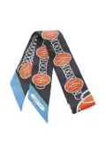 Hermès Pre-Owned 2020s Lift Profile silk twilly - Blue
