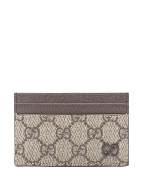 Gucci Pre-Owned 2020s GG Supreme card case