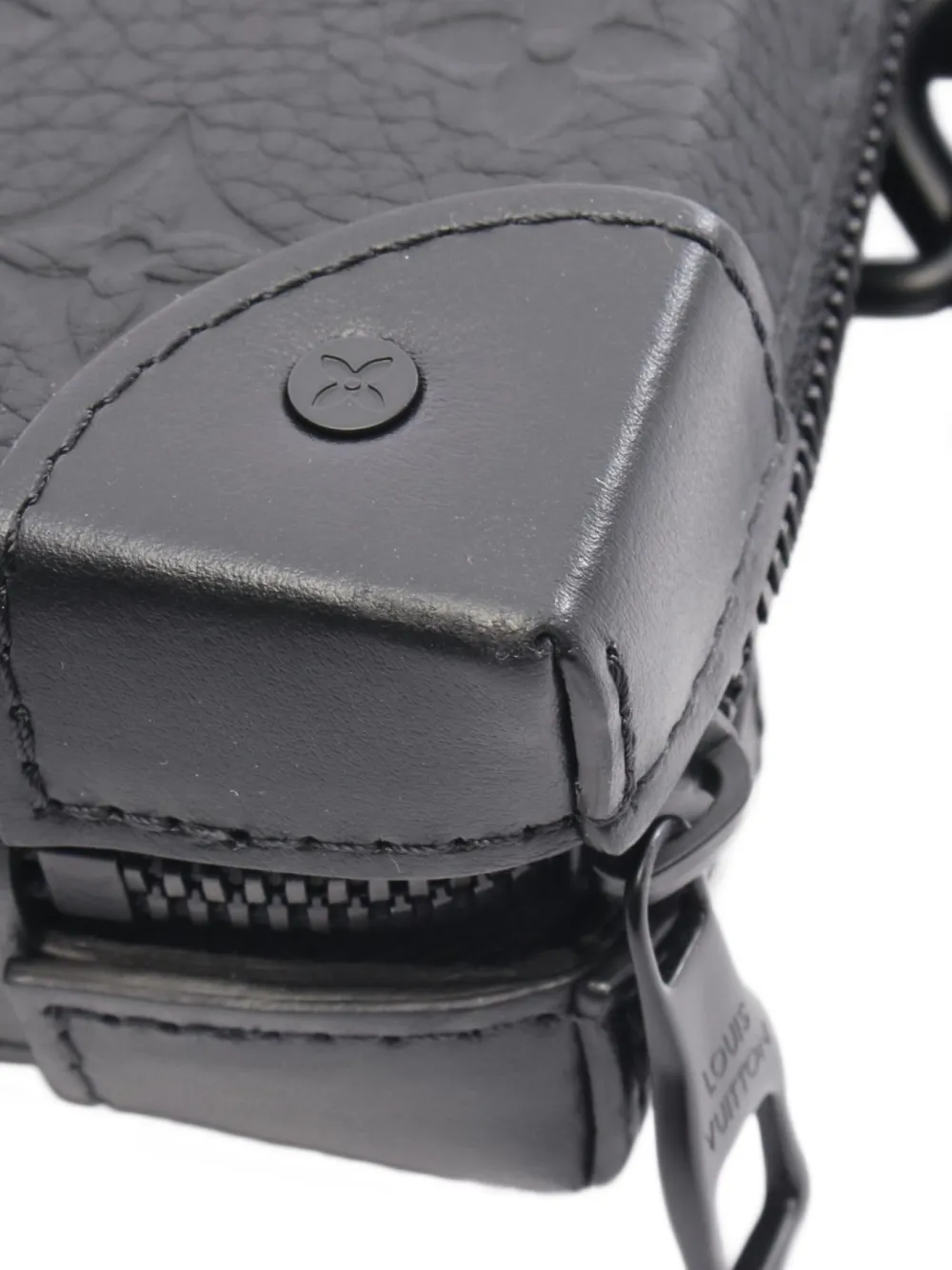 Pre-owned Louis Vuitton 2021 Soft Trunk Monogram Shoulder Bag In Black