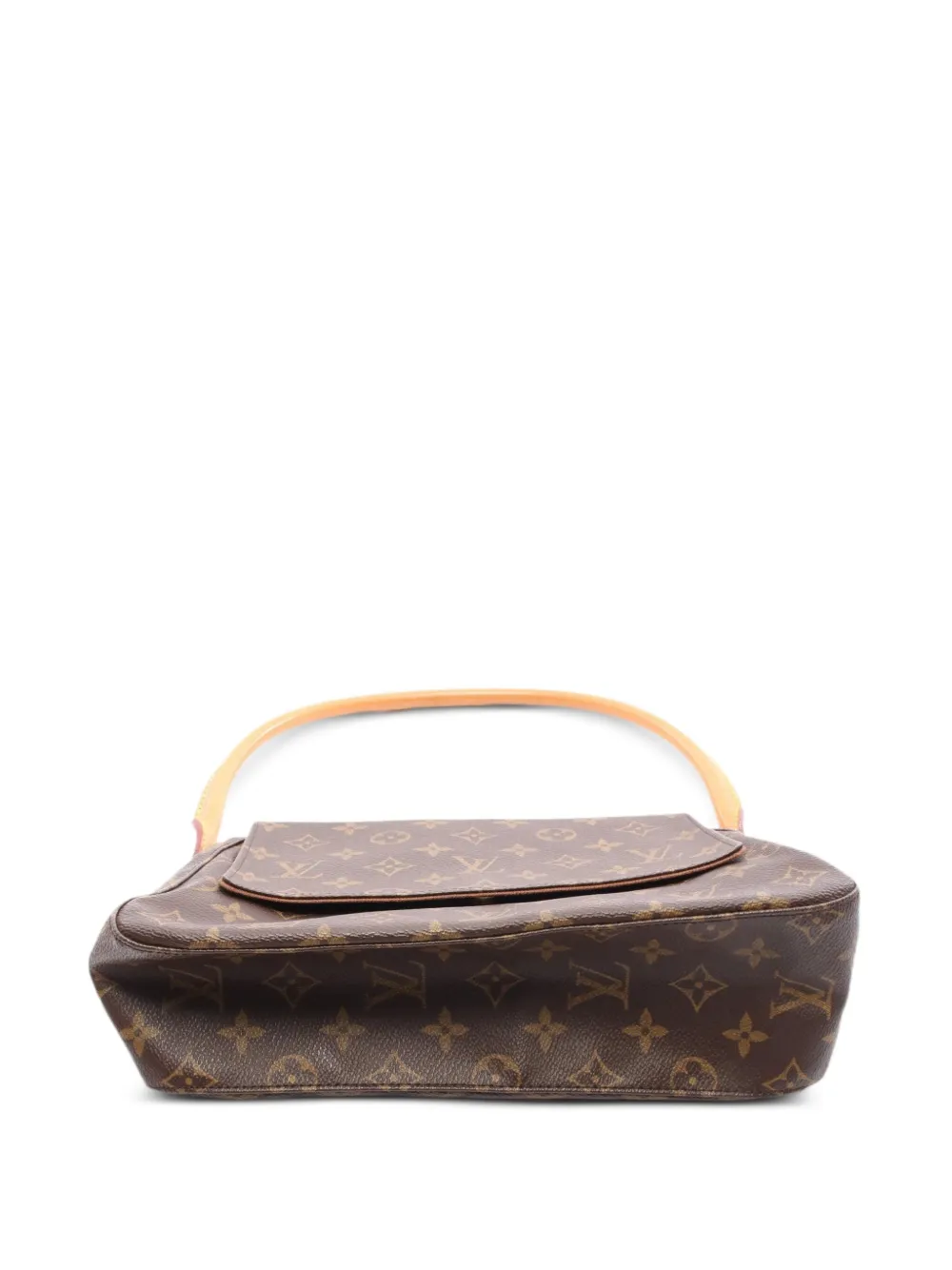 Pre-owned Louis Vuitton 2002 Mini Looping Handbag In Brown