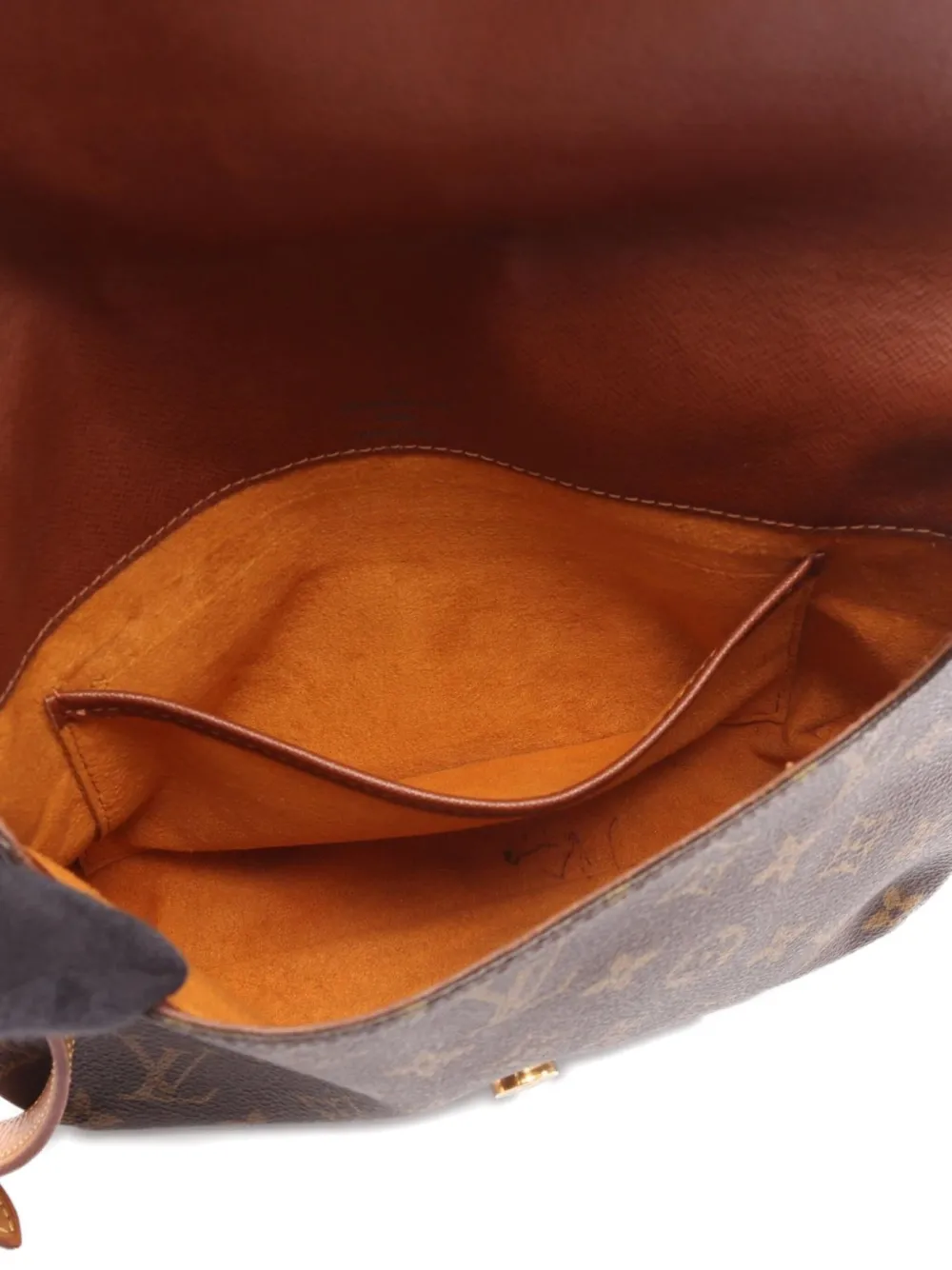 Pre-owned Louis Vuitton 2002 Musette Tango Shoulder Bag In Brown