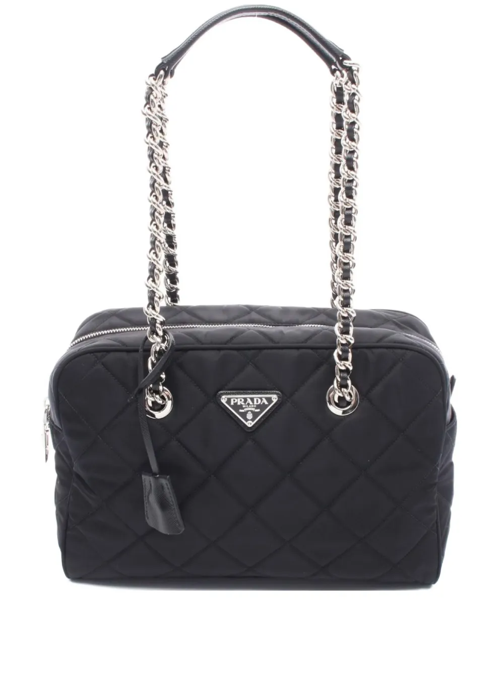 Prada Pre-Owned 2010s quilted shoulder bag | Black | Image 1