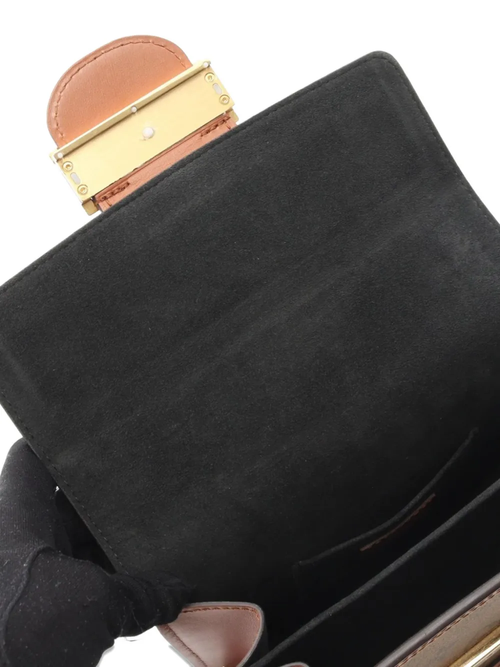 Pre-owned Louis Vuitton 2021 Mini Dauphine Shoulder Bag In Brown