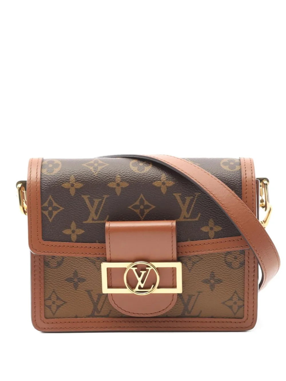 Louis Vuitton Pre-Owned 2021 mini Dauphine shoulder bag | Brown | Image 1