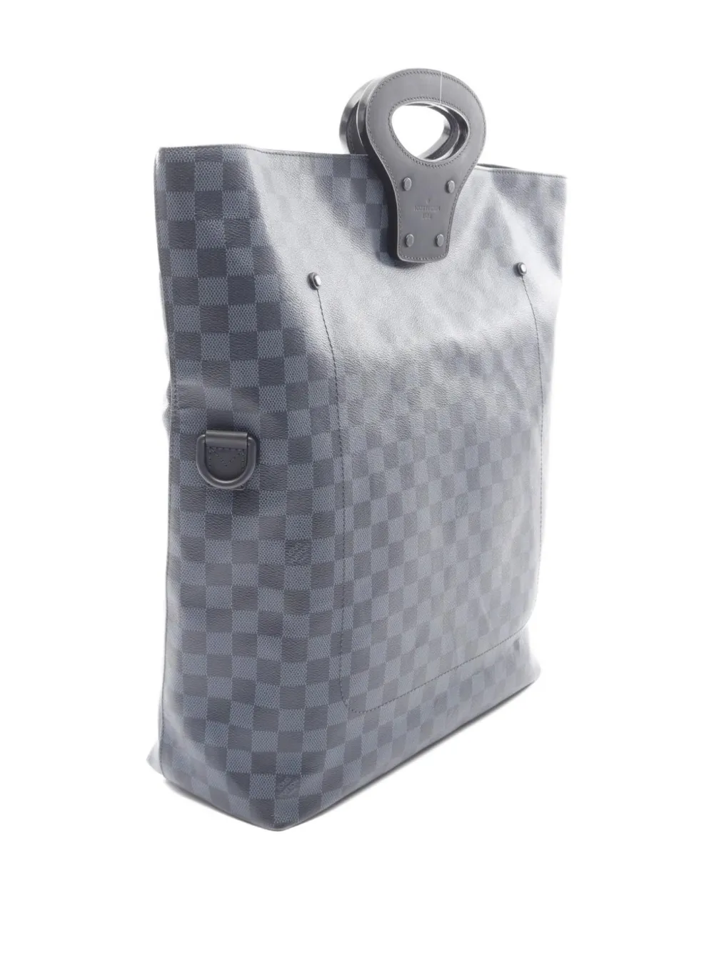 Pre-owned Louis Vuitton 2014 Folded Messenger Tote Bag In Blue