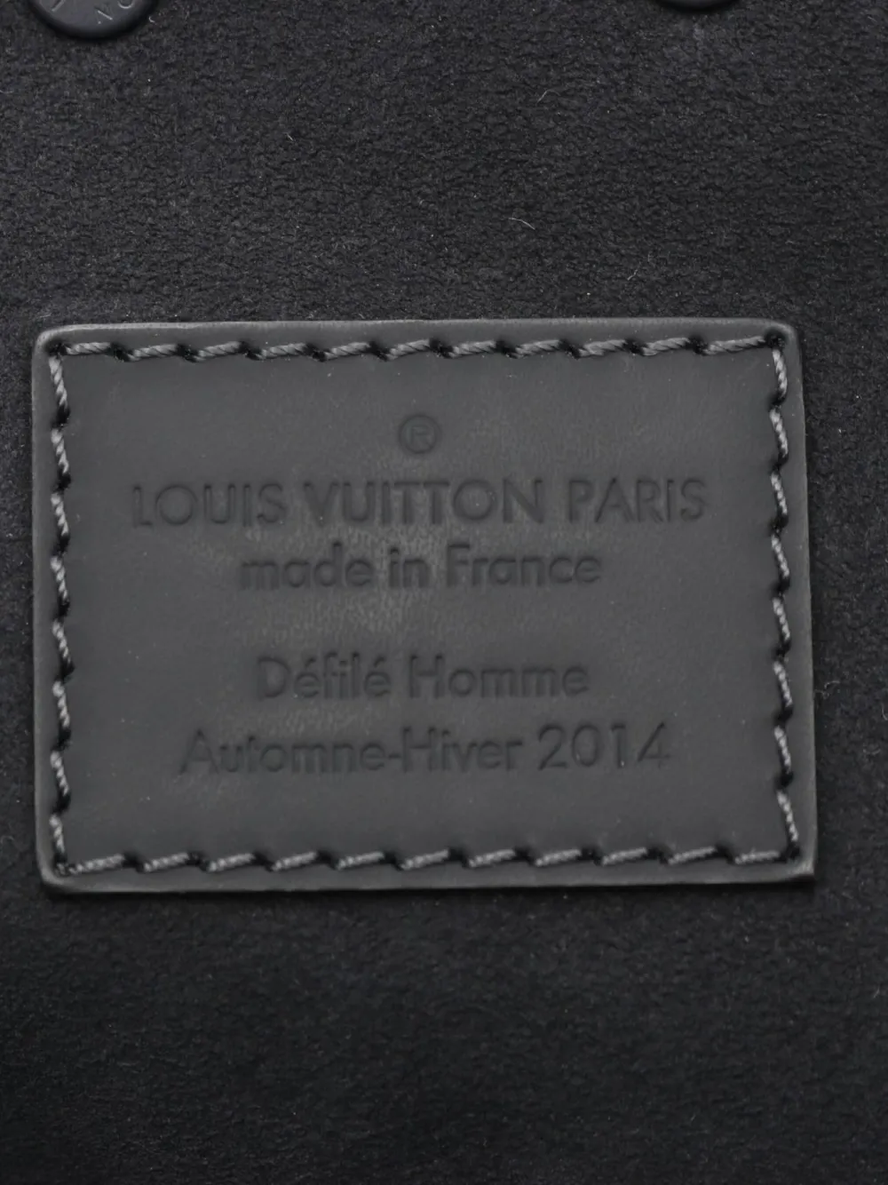 Pre-owned Louis Vuitton 2014 Folded Messenger Tote Bag In Blue