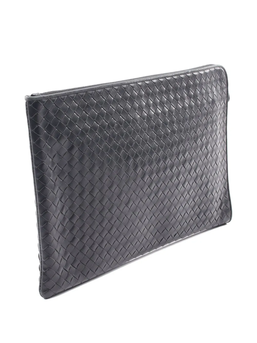 Bottega Veneta Pre-Owned 2000s Intrecciato leather clutch bag | Pre-Owned | Image 2