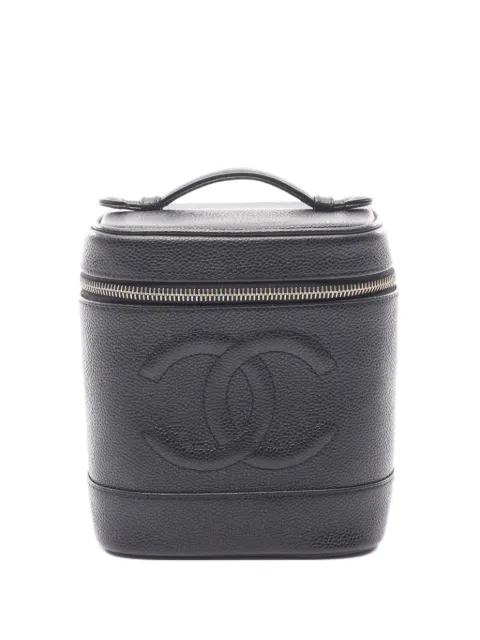 CHANEL Pre-Owned 2002-2003 Coco-mark vanity bag