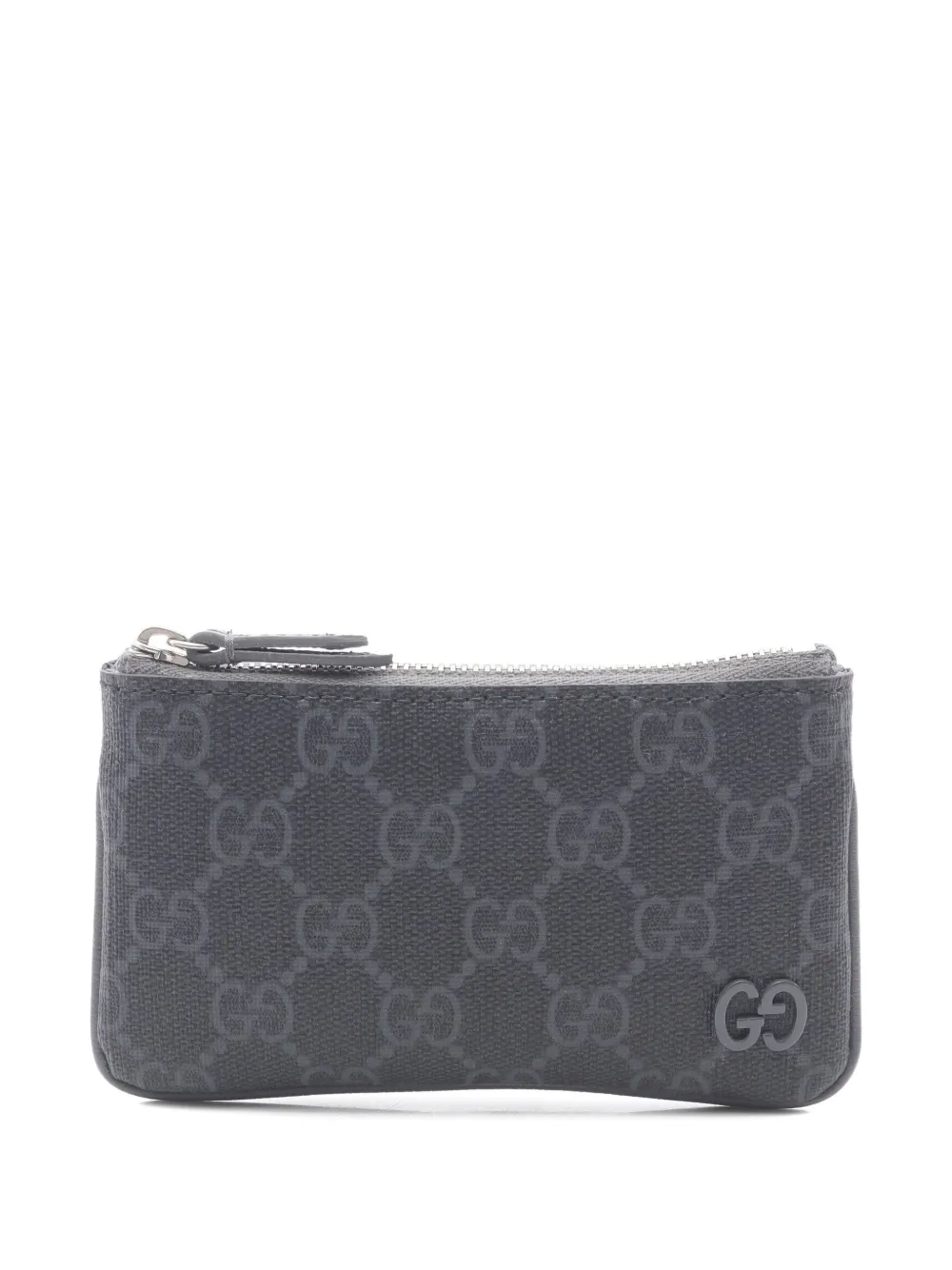 Gucci Pre-Owned 2020s GG Supreme coin purse | Grey | Image 1