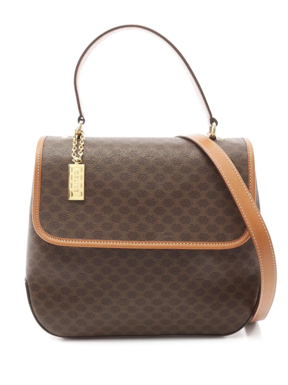 Celine Pre-Owned マカダム ハンドバッグ - ブラウン Celine Pre-Owned マカダム ハンドバッグ - ブラウン