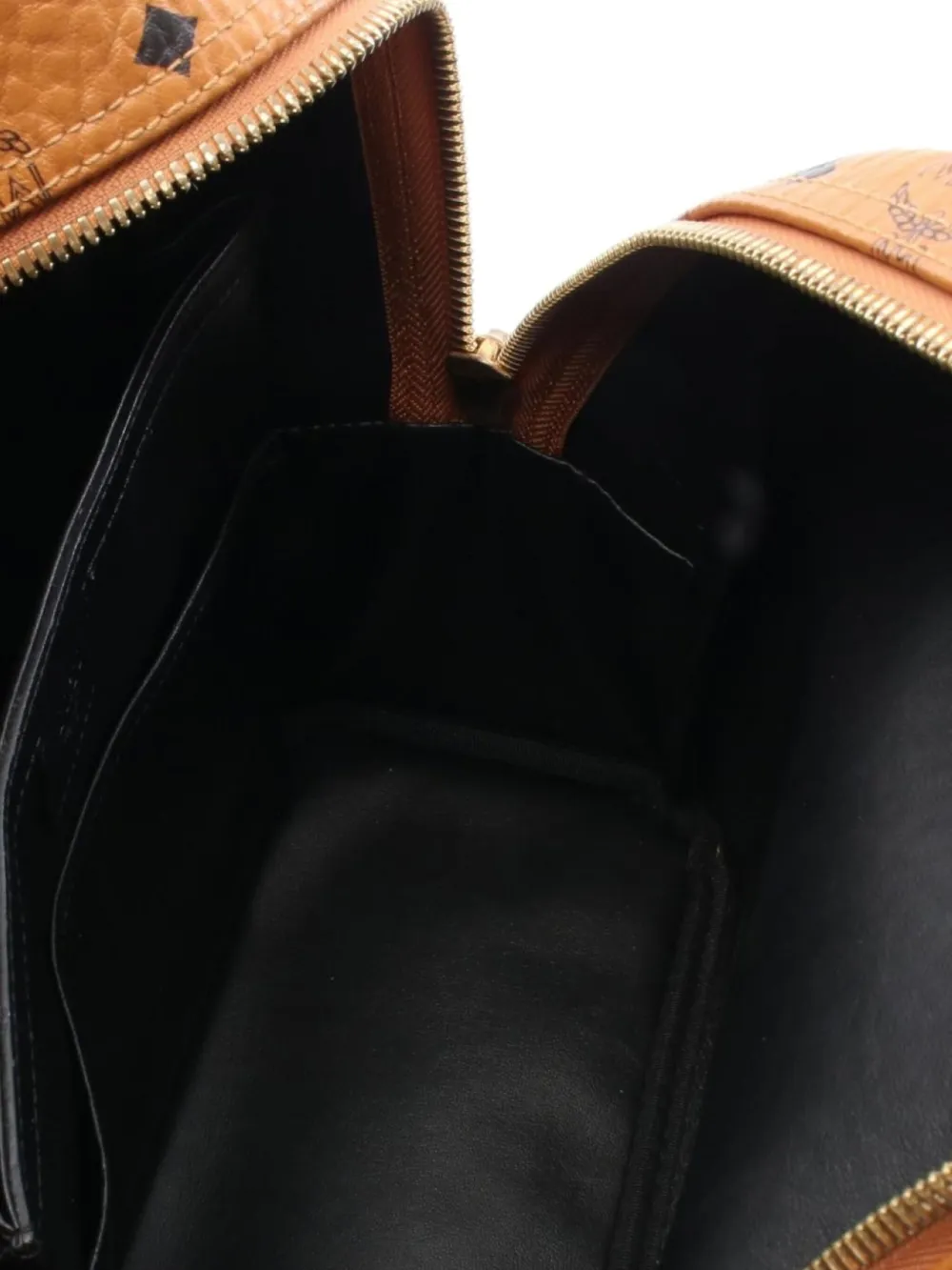 Pre-owned Mcm 2000s Visetos Backpack In Brown