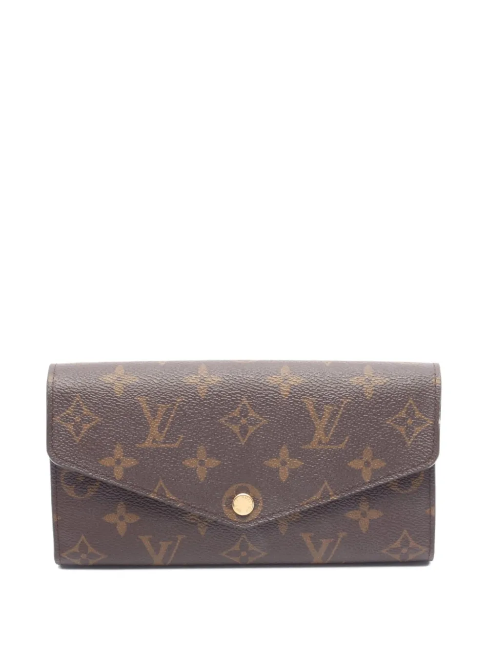Louis Vuitton Pre-Owned 2021 モノグラム 二つ折り財布 - ブラウン Louis Vuitton Pre-Owned 2021 モノグラム 二つ折り財布 - ブラウン
