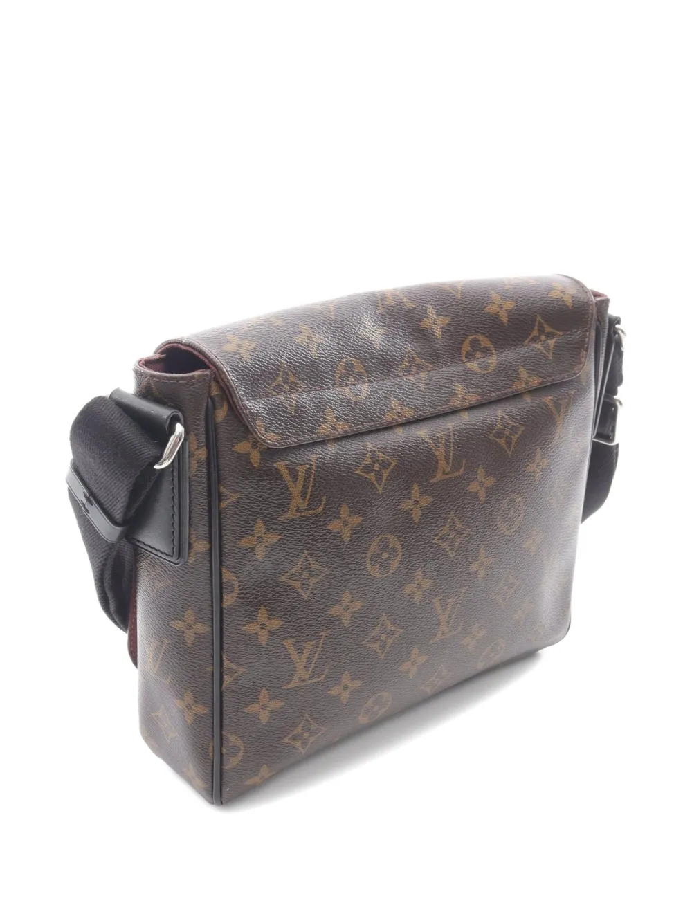 Pre-owned Louis Vuitton 2013 Monogram District Pm Shoulder Bag In Brown