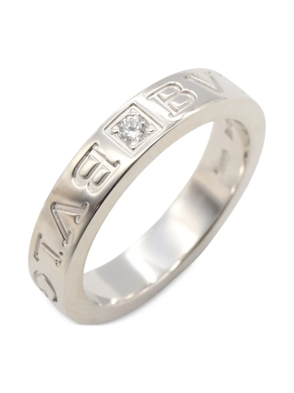 Bvlgari Pre-Owned 10s 18K white gold B-zero1 diamond ring | Women | Image 2