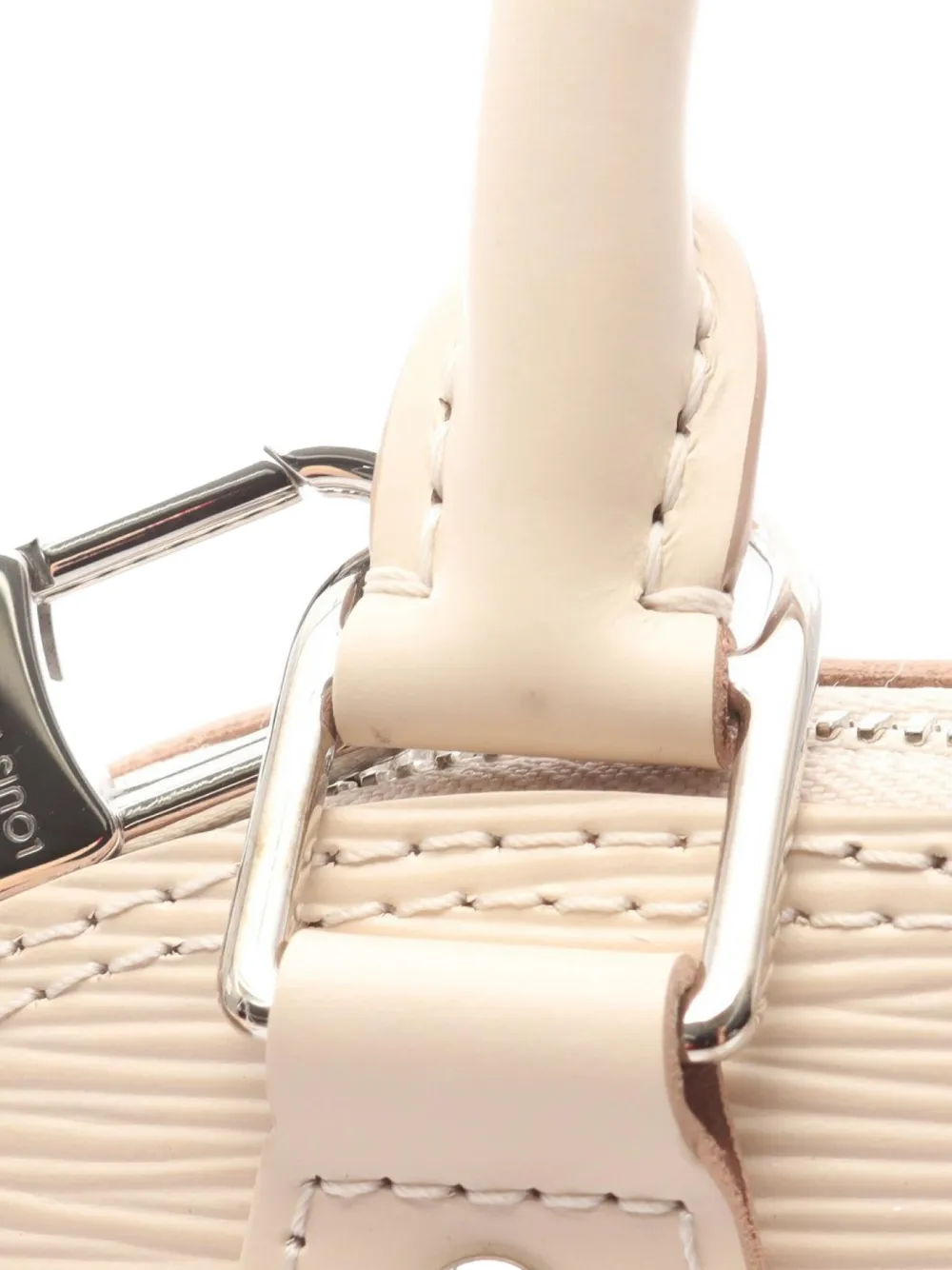 Pre-owned Louis Vuitton 2021 Alma Bb Handbag In White