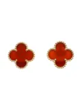 Van Cleef & Arpels 2010s 18K yellow gold Clover earrings