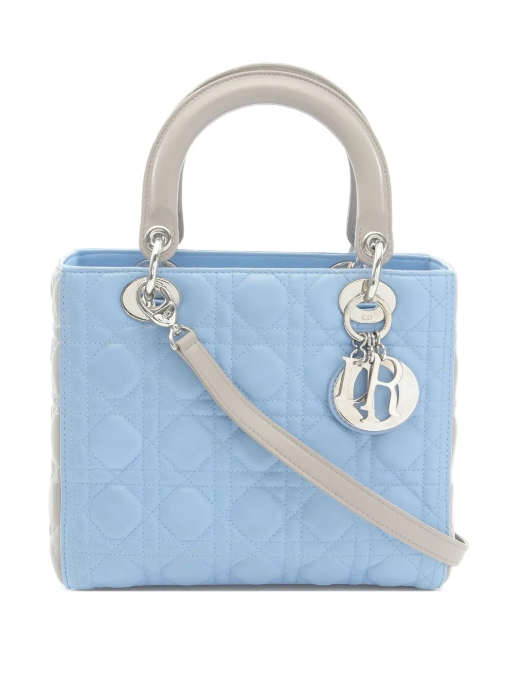 Christian Dior Pre-Owned 2010s quilted leather handbag | Blue | Image 1