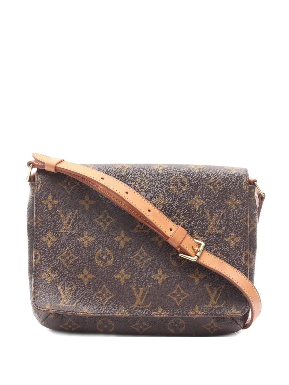Louis Vuitton Pre-Owned 1999s Monogram Musette Tango Shoulder Bag | Brown | Image 1