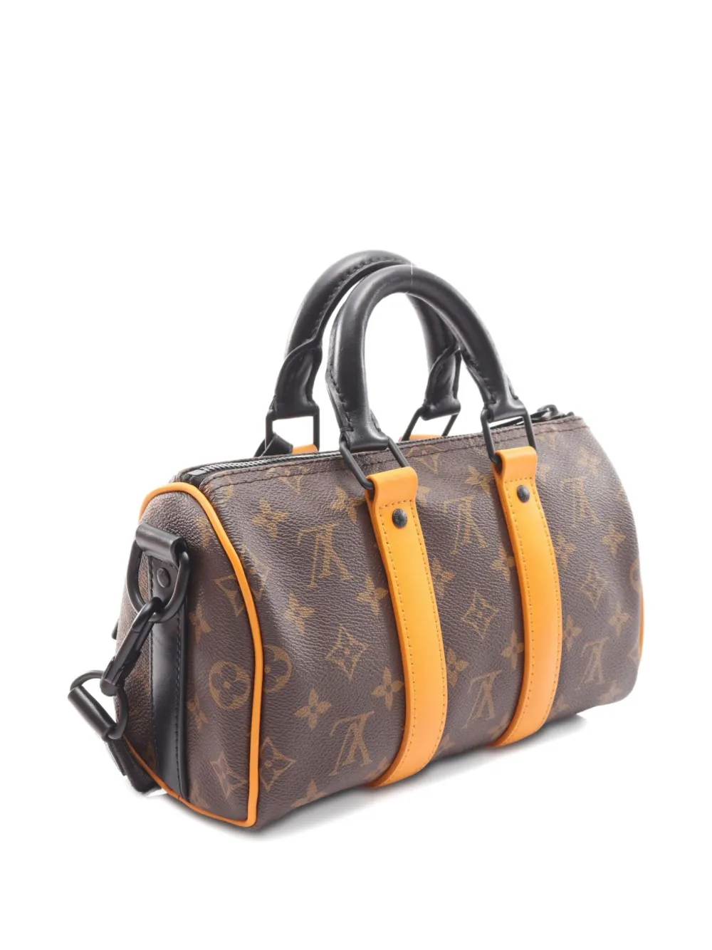 Pre-owned Louis Vuitton 2021 Keepall Bandouliere 25 Handbag In Brown