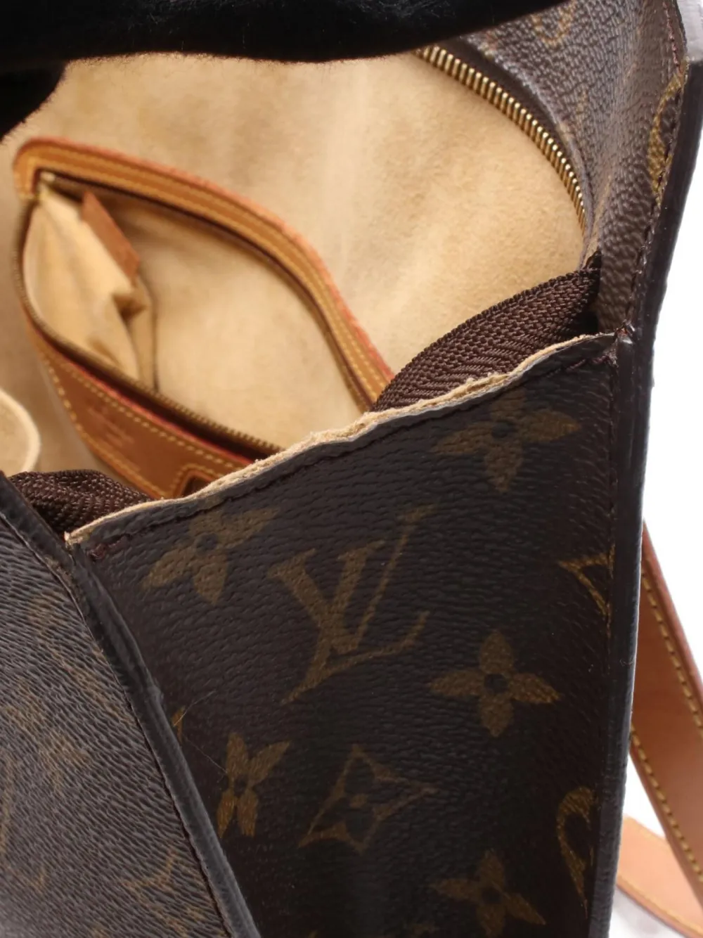 Pre-owned Louis Vuitton 1998 Monogram Babylon Shoulder Bag In Brown