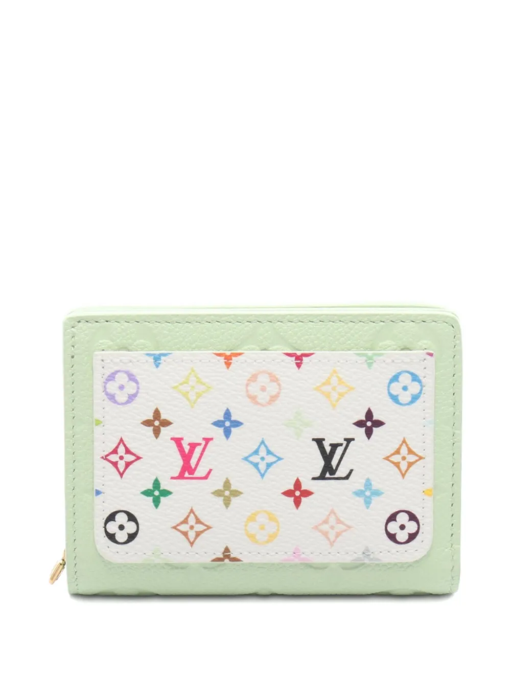 Louis Vuitton Pre-Owned x Takashi Murakami 2021 monogram bi-fold wallet | Green | Image 1