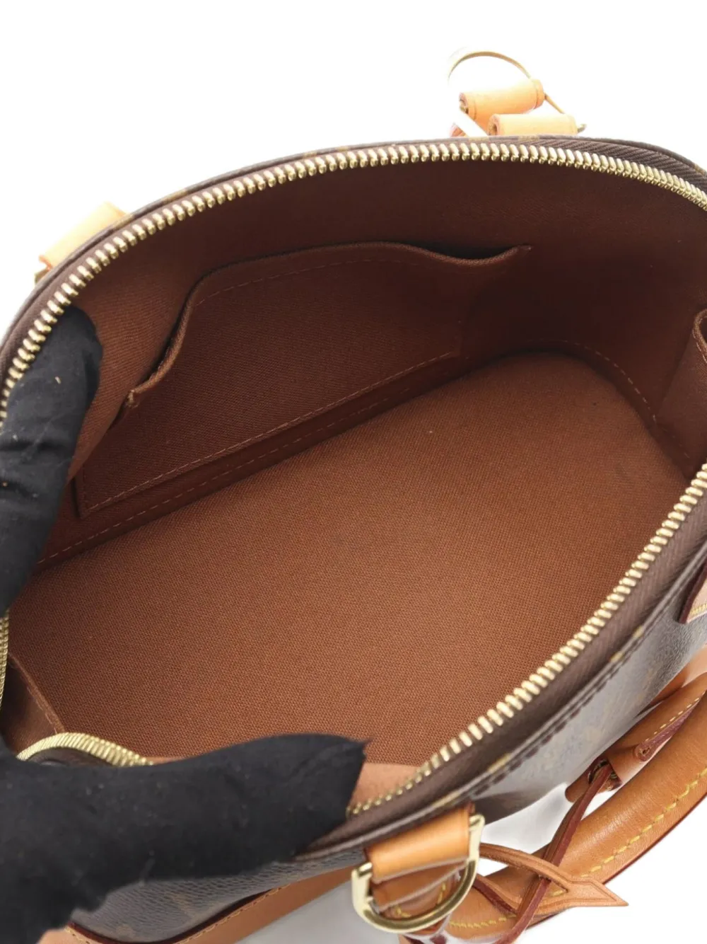 Pre-owned Louis Vuitton 2018 Alma Bb Handbag In Brown