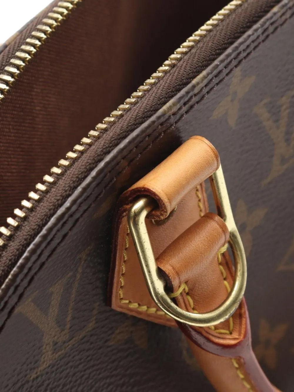 Pre-owned Louis Vuitton 2018 Alma Bb Handbag In Brown