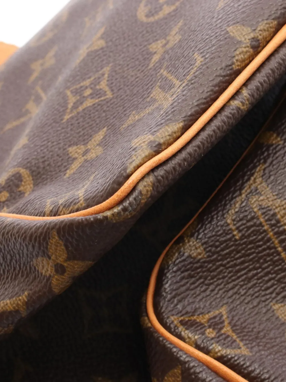 Pre-owned Louis Vuitton 2002s Monogram Speedy 30 Handbag In Brown