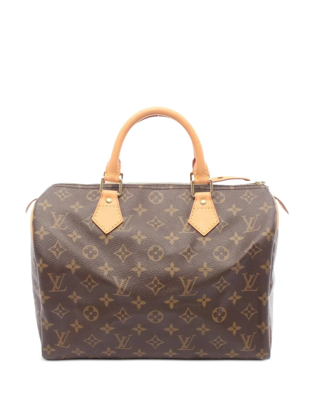 Louis Vuitton Pre-Owned 2002 モノグラム スピーディ 30 バッグ - ブラウン Louis Vuitton Pre-Owned 2002 モノグラム スピーディ 30 バッグ - ブラウン
