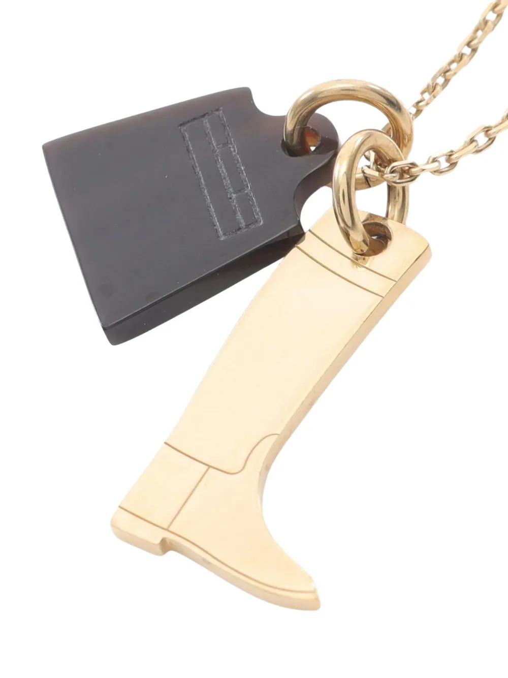 Hermès Pre-Owned 2010s amulet boot necklace | Image 2