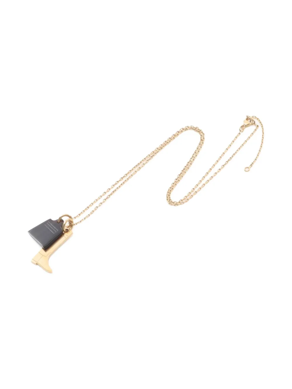 Hermès Pre-Owned 2010s amulet boot necklace | Gold | Image 1