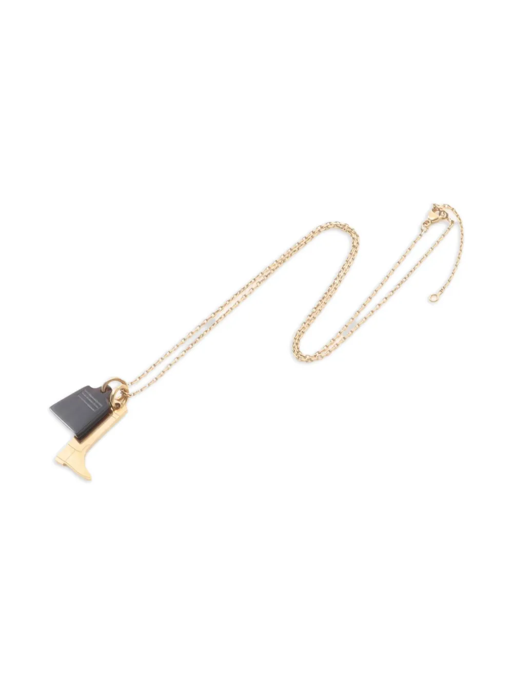 Hermès Pre-Owned 2010s amulet boot necklace | Gold | Image 1
