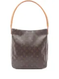 Louis Vuitton Pre-Owned medium 2001 Looping GM monogram canvas shoulder bag - Brown