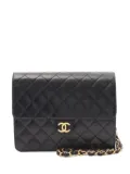 CHANEL Pre-Owned 1997-1999 matelassé single flap chain shoulder bag - Black
