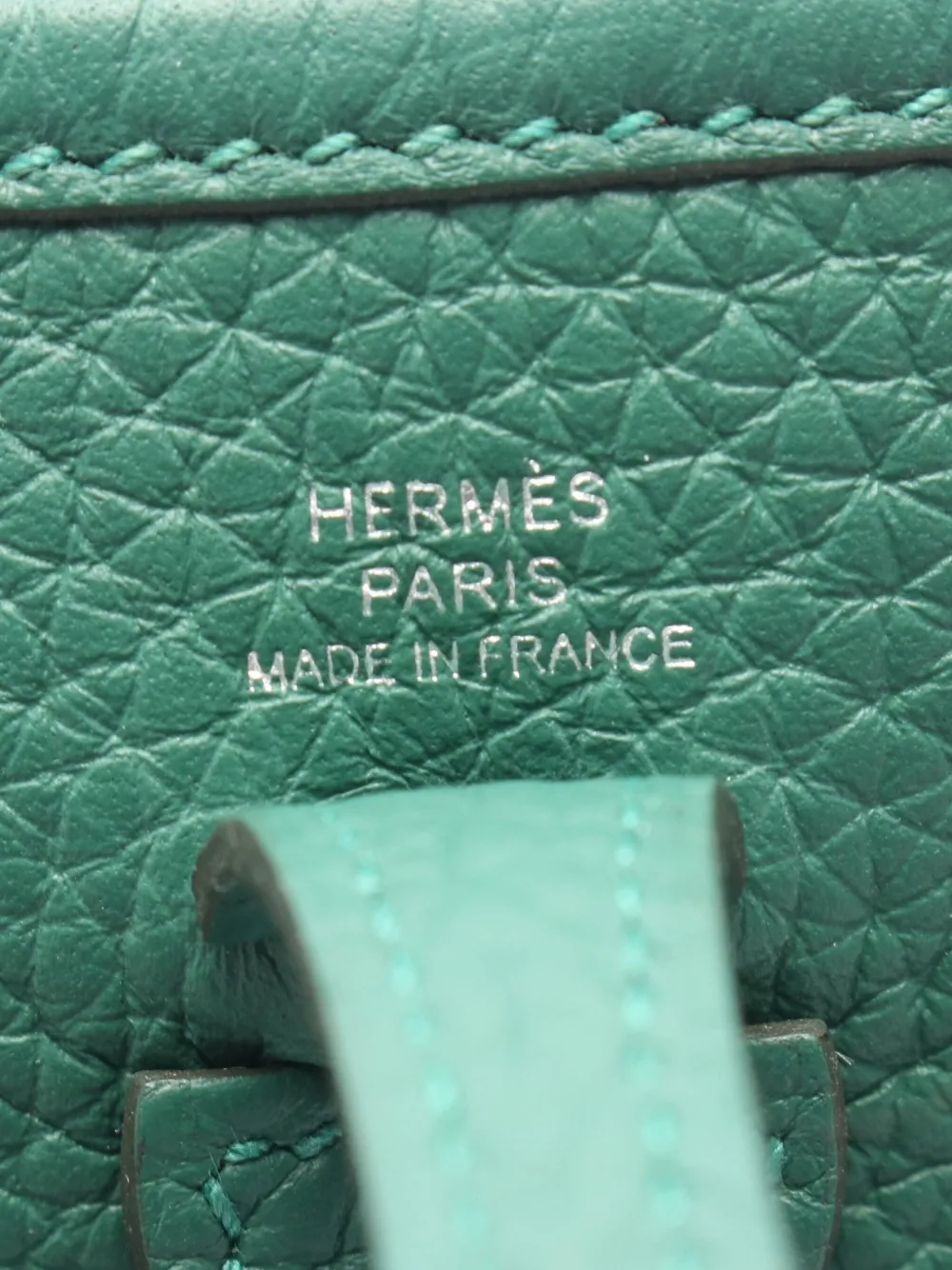 Pre-owned Hermes 2024 Evelyn Tpm Crossbody Bag In Green