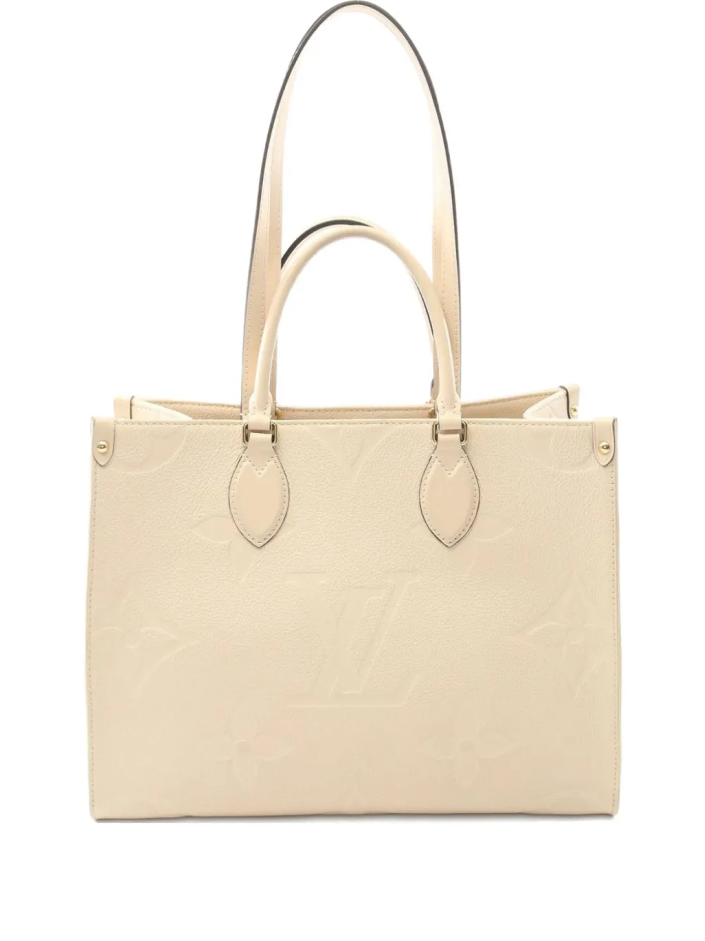 Louis Vuitton Pre-Owned 2021 オン ザ ゴー MM ハンドバッグ - ニュートラル Louis Vuitton Pre-Owned 2021 オン ザ ゴー MM ハンドバッグ - ニュートラル