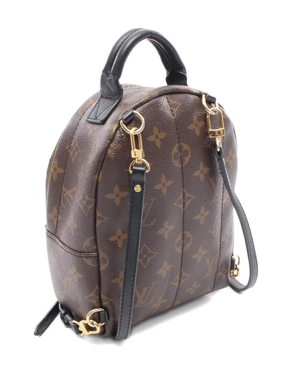 Pre-owned Louis Vuitton 2020 Mini Palm Springs Backpack In Brown