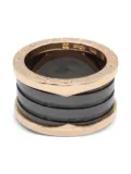 Bvlgari Pre-Owned 10s 18K rose gold B-zero1 B ring - Black