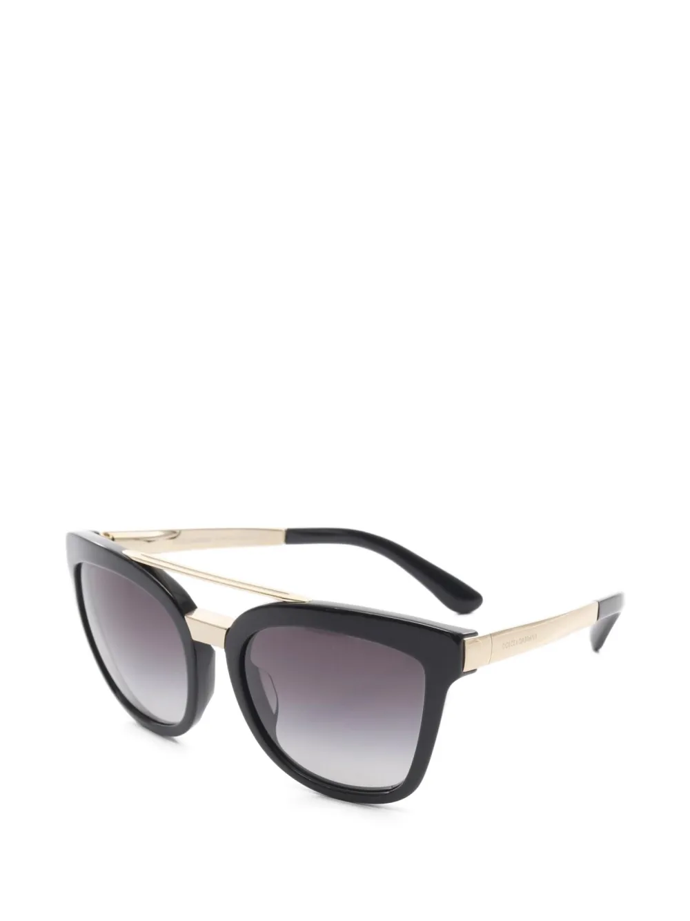 Dolce & Gabbana Pre-Owned 2010s gold-detail square sunglasses | Image 2