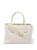 Miu Miu Pre-Owned 2000s Madras leather handbag - White
