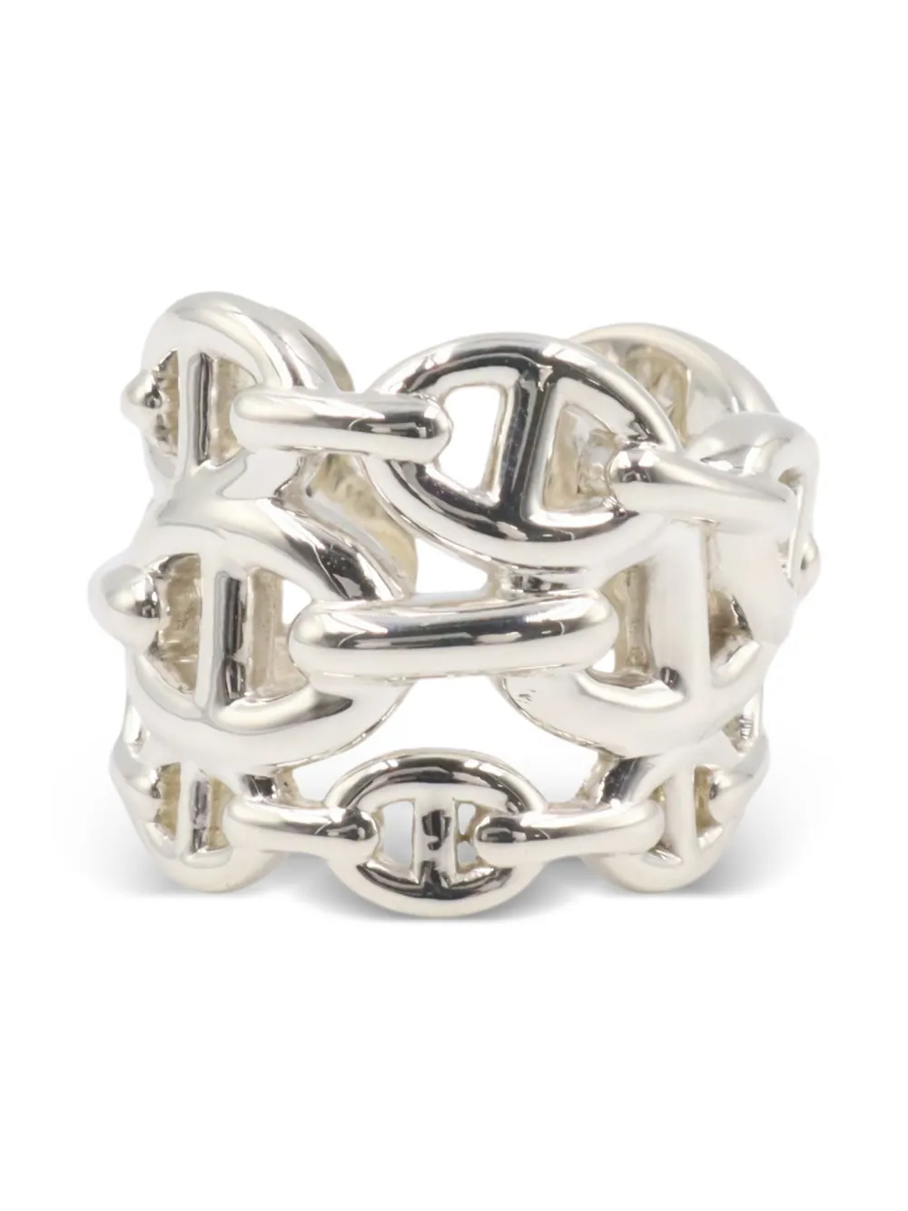 Hermès Pre-Owned 2010s Chaîne d'Ancre Enchene ring | Silver | Image 1