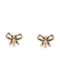 CHANEL Pre-Owned 1986-1988 Coco-mark ribbon earrings - Gold