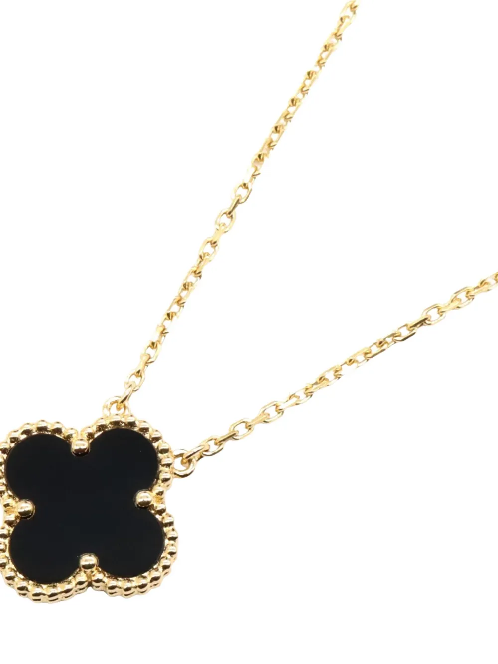 Van Cleef & Arpels قلادة 'ألامبرا' ذهب أصفر عيار 18 بزينة عقيق من عقد 2010 | ذهبي | Image 1